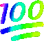 100 rainbow