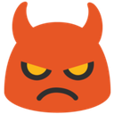 angry devil blob
