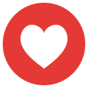 black heart red circle