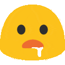 blob drool gif