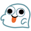 blob ghost googly eyes