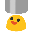 blob hydraulic press gif