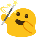 blob magic wand sparkling