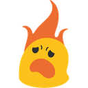 blob on fire