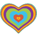 blob rainbow heart gif