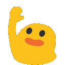 blob raise hand gif