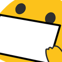blob sign blank