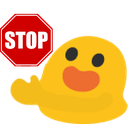 blob stop sign