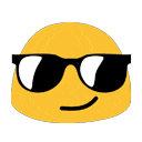 blob sun glasses gif
