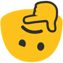 blob thinking upside down