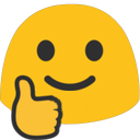 blob thumbs up