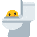 blob toilet flush gif