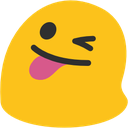 blob tongue wink