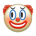 clown grin