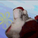 crazy-santa-spongebob