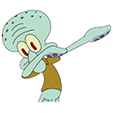 dab-squidward