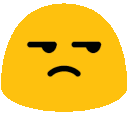 disappointed blob