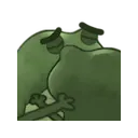 froge hugging