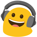 happy blob headphones