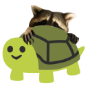 he brings you a nervous raccoon