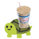 he brings you an iced capp its way too hot
