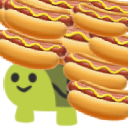 he brings you many hotdogs