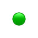 large green circle