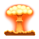 mushroom cloud explosion