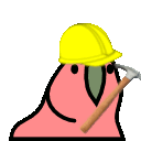parrot hardhat