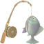 party fishing pole and fish