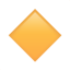 party small orange diamond