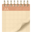 party spiral calendar pad