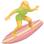 party woman surfer