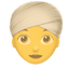 party woman with turban