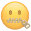 party zipper mouth face