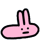 pink blob bunny