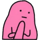 pink blob thinking