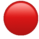 red circle intensifies