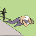 riding bicycle stick step3