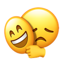 sad happy mask