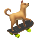 skateboard-dog