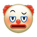 skeptical clown