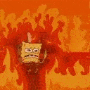 spongebob-fire