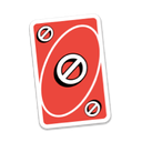 uno red skip card